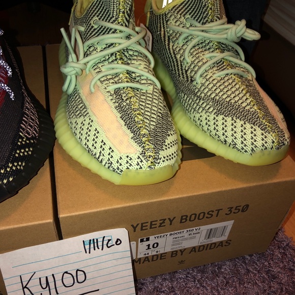 Adidas Yeezy Boost 350 v2 YEEZREEL Reflective Glow Size
